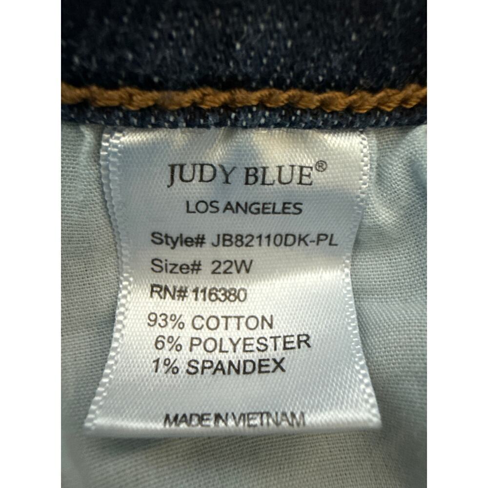 Judy Blue High Rise Skinny Fit Jeans Womens Size 22W #JB82110DK - Picture 9 of 10